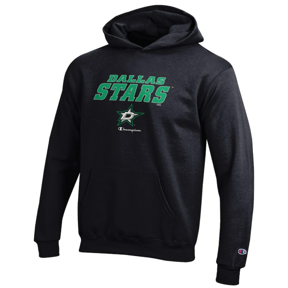 Dallas Stars - Champion Youth Eco Powerblend Pullover Hoodie Black