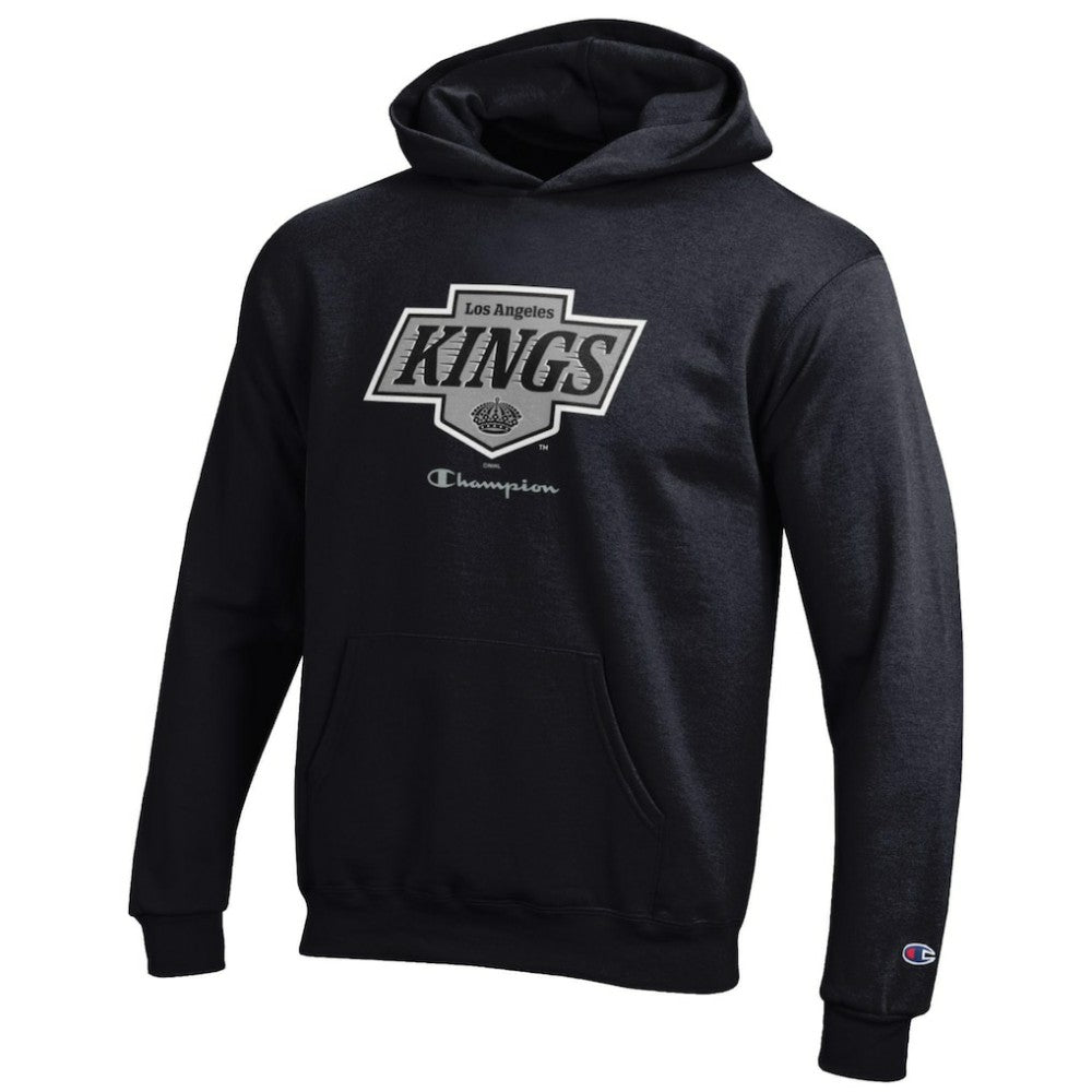 Los Angeles Kings - Champion Youth Eco Powerblend Pullover Hoodie Black