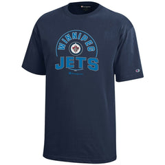 Winnipeg Jets - Champion Youth Jersey T-Shirt Navy