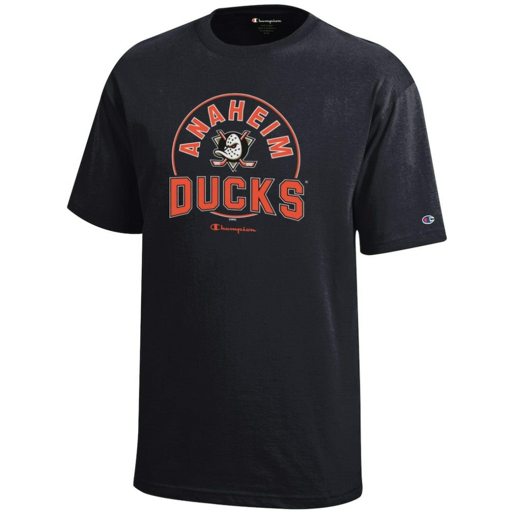 Anaheim Ducks - Champion Youth Jersey T-Shirt Black