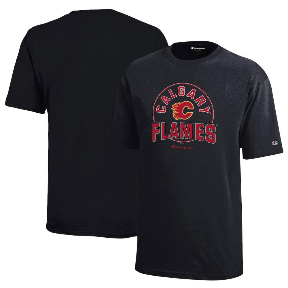 Calgary Flames - Champion Youth Jersey T-Shirt Black