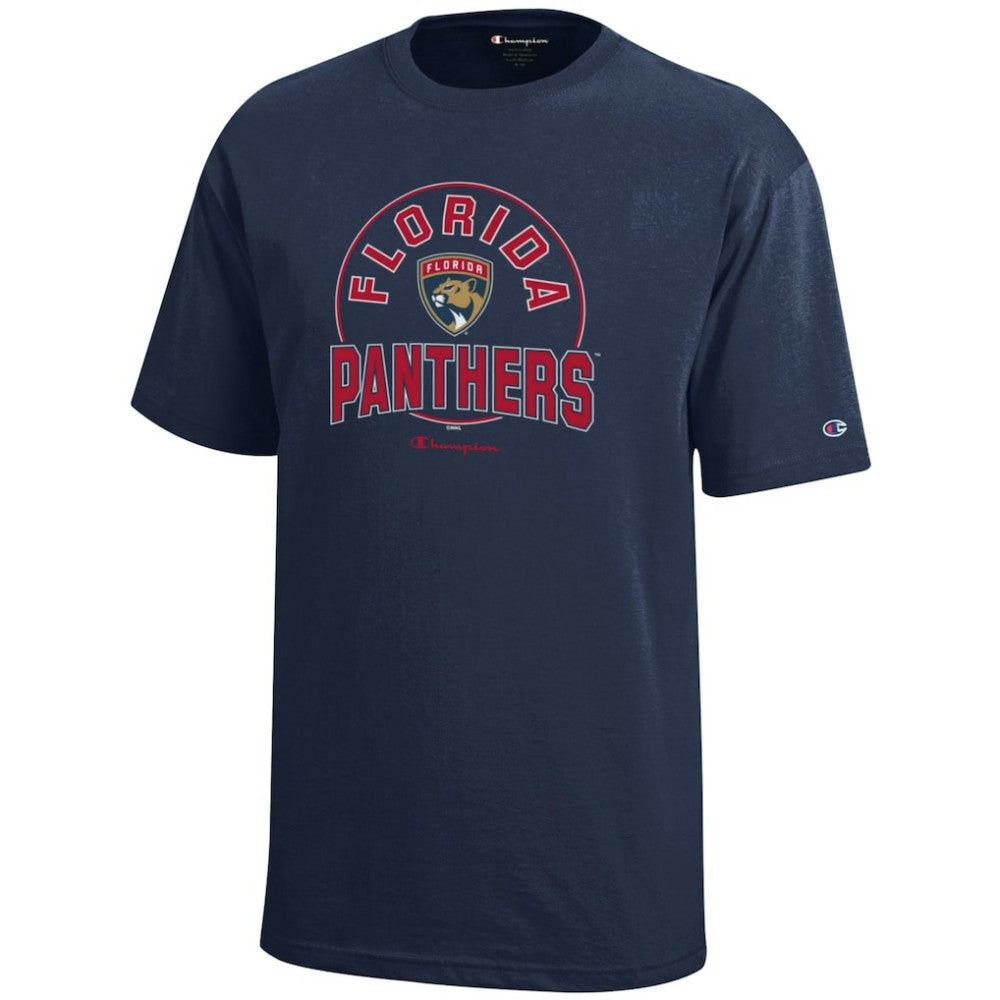 Florida Panthers - Champion Youth Jersey T-Shirt Navy
