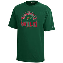 Minnesota Wild - Champion Youth Jersey T-Shirt Hunter Green