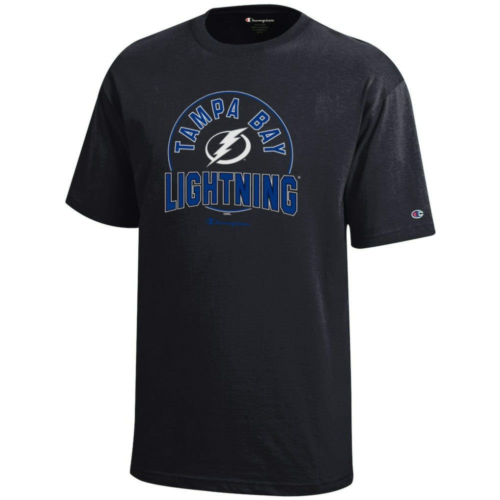 Tampa Bay Lightning - Champion Youth Jersey T-Shirt Black