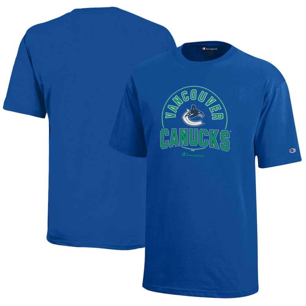 Vancouver Canucks - Champion Youth Jersey T-Shirt Royal