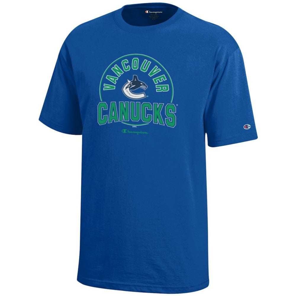 Vancouver Canucks - Champion Youth Jersey T-Shirt Royal