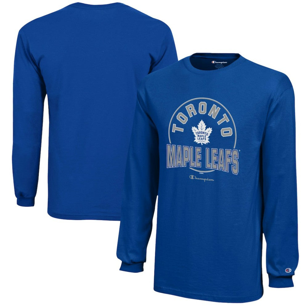Toronto Maple Leafs - Champion Youth Long-Sleeve Jersey T-Shirt Royal