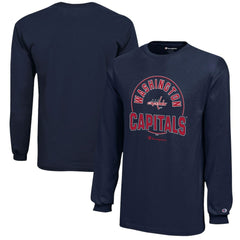 Washington Capitals Champion Youth Long-Sleeve Jersey T-Shirt Navy