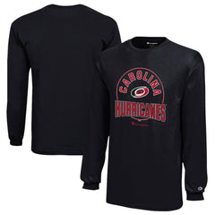 Carolina Hurricanes - Champion Youth Long-Sleeve Jersey T-Shirt Black