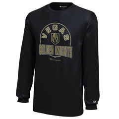 Vegas Golden Knights Champion Youth Long-Sleeve Jersey T-Shirt Black