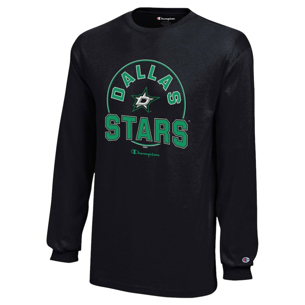 Dallas Stars - Champion Youth Long-Sleeve Jersey T-Shirt Black