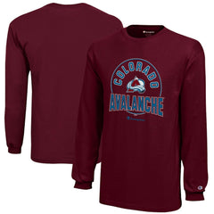 Colorado Avalanche - Champion Youth Long-Sleeve Jersey T-Shirt Burgundy