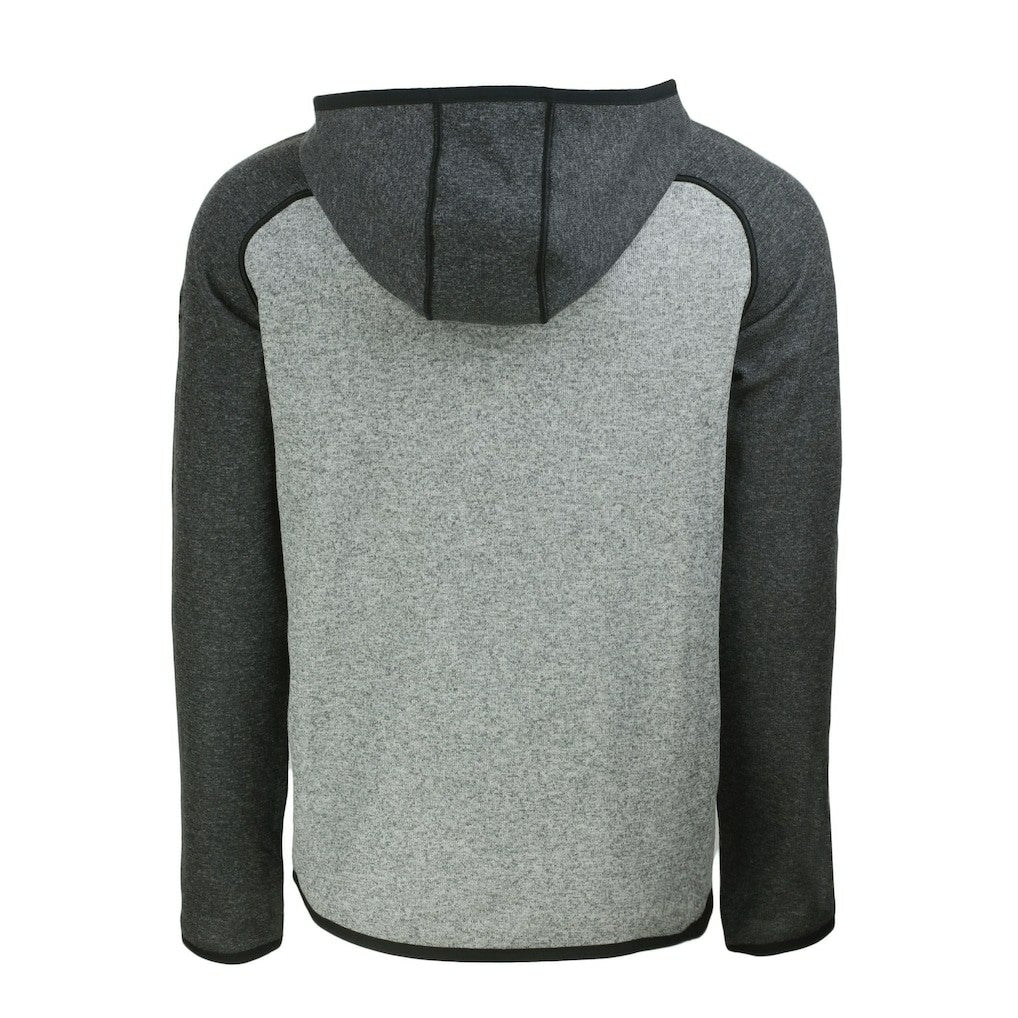 Washington Commanders Cutter & Buck Americana Mainsail Full-Zip Hooded Jacket Heather Gray/Heather Charcoal - NFL