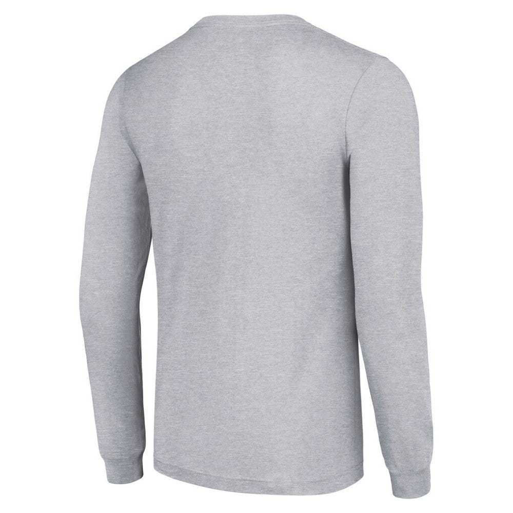 Detroit Red Wings - Starter Retro Graphic Long Sleeve Crew T-Shirt Heather Gray