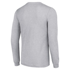 Detroit Red Wings - Starter Retro Graphic Long Sleeve Crew T-Shirt Heather Gray