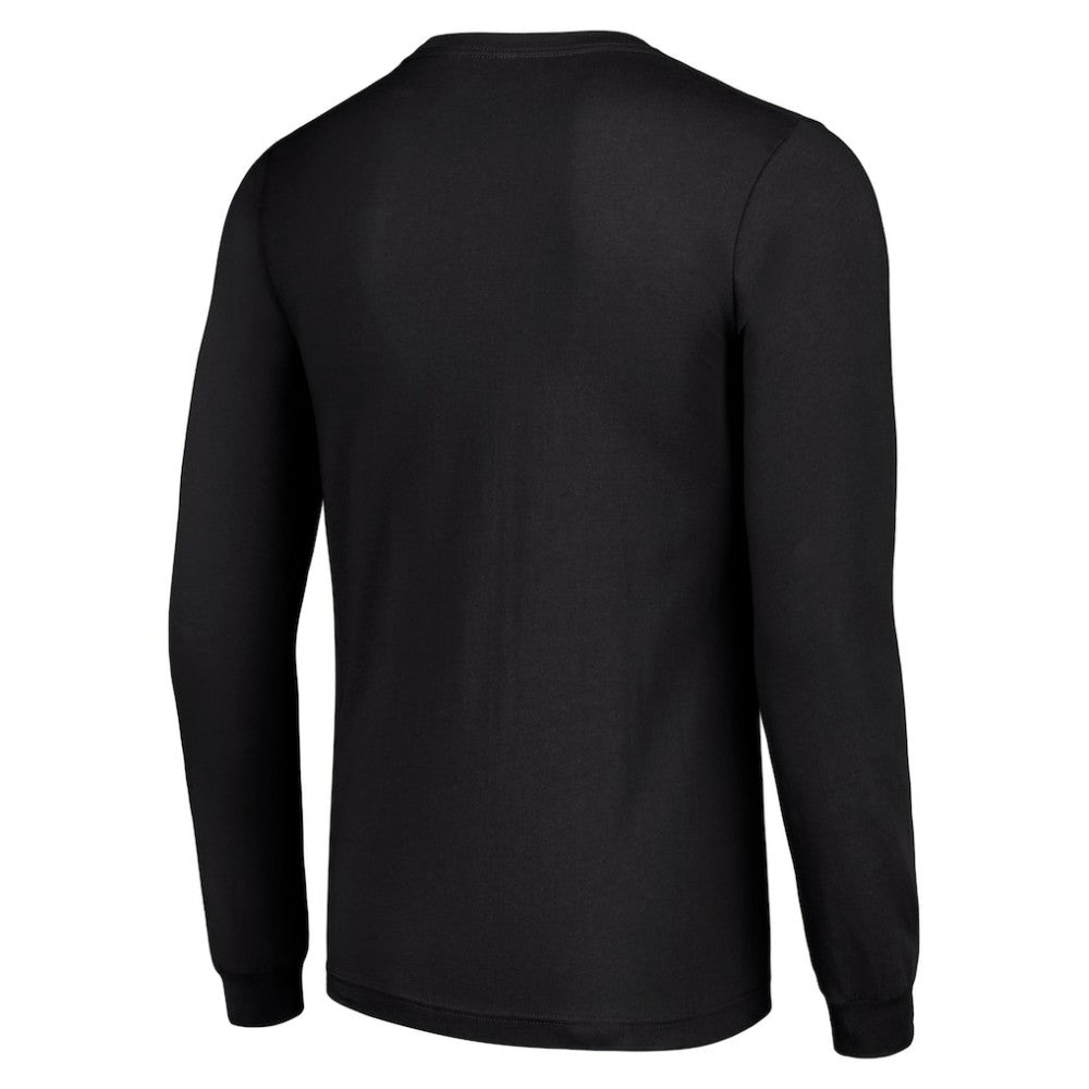 Boston Bruins Starter Retro Graphic Long Sleeve Crew T-Shirt Black