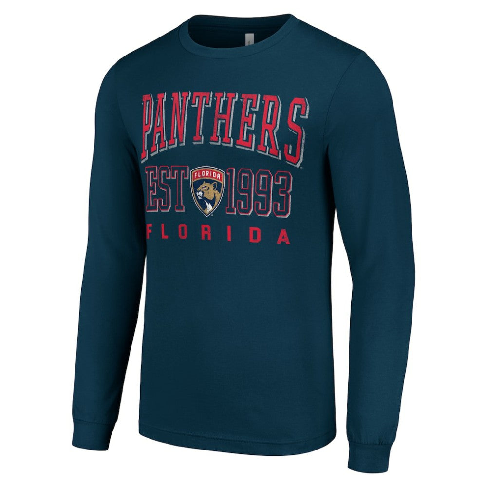 Florida Panthers - Starter Logo Graphic Long Sleeve T-Shirt Navy