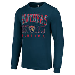 Florida Panthers - Starter Logo Graphic Long Sleeve T-Shirt Navy