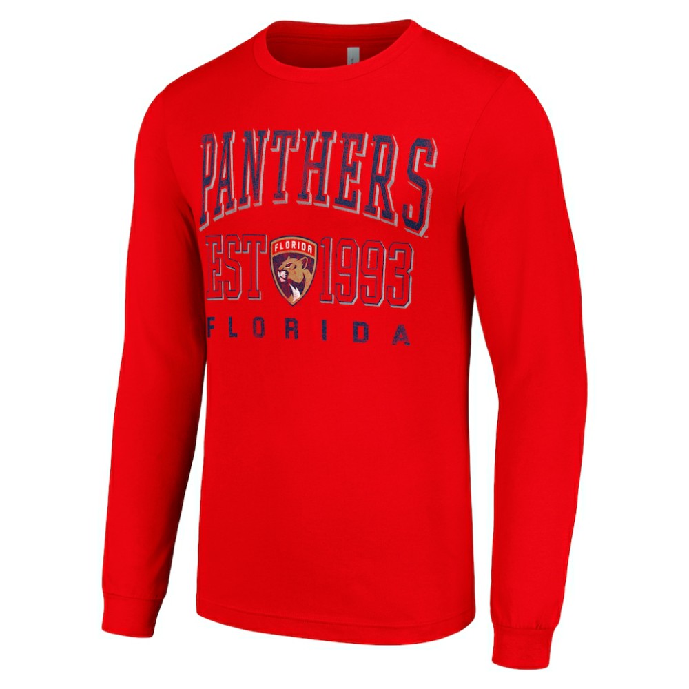 Florida Panthers - Starter Logo Graphic Long Sleeve T-Shirt Red