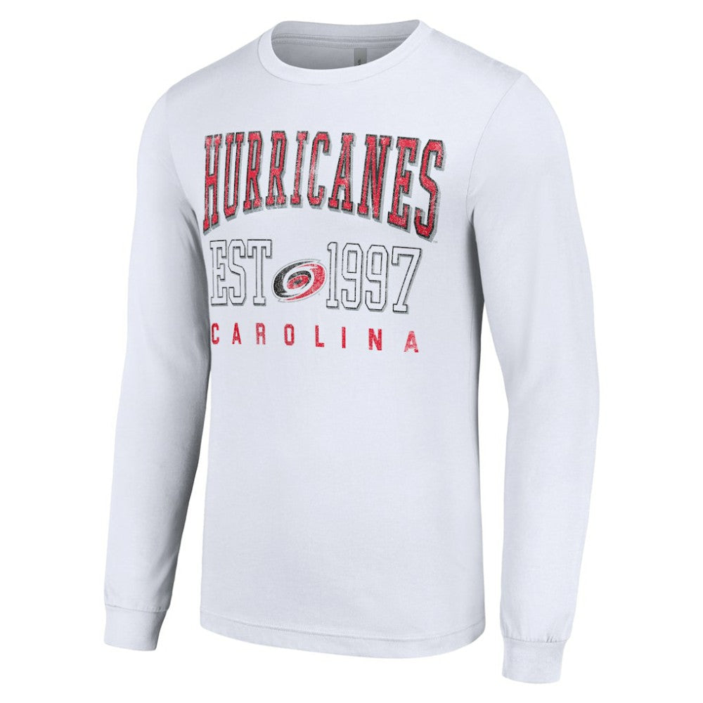Carolina Hurricanes - Starter Logo Graphic Long Sleeve T-Shirt White