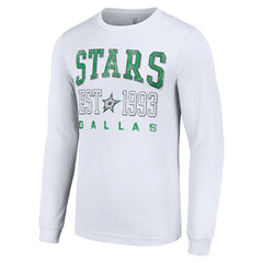 Dallas Stars - Starter Logo Graphic Long Sleeve T-Shirt White