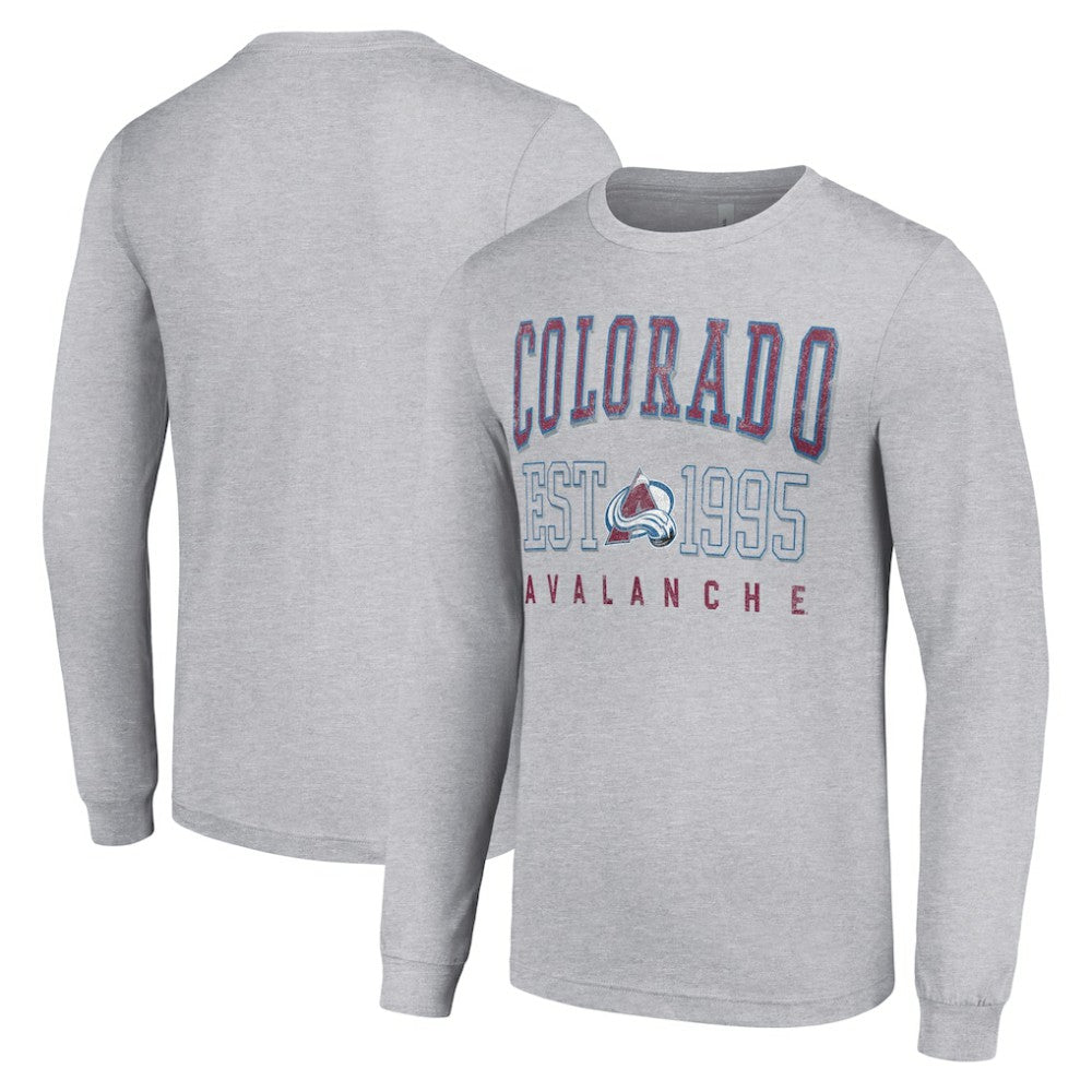 Colorado Avalanche - Starter Logo Graphic Long Sleeve T-Shirt Heather Gray