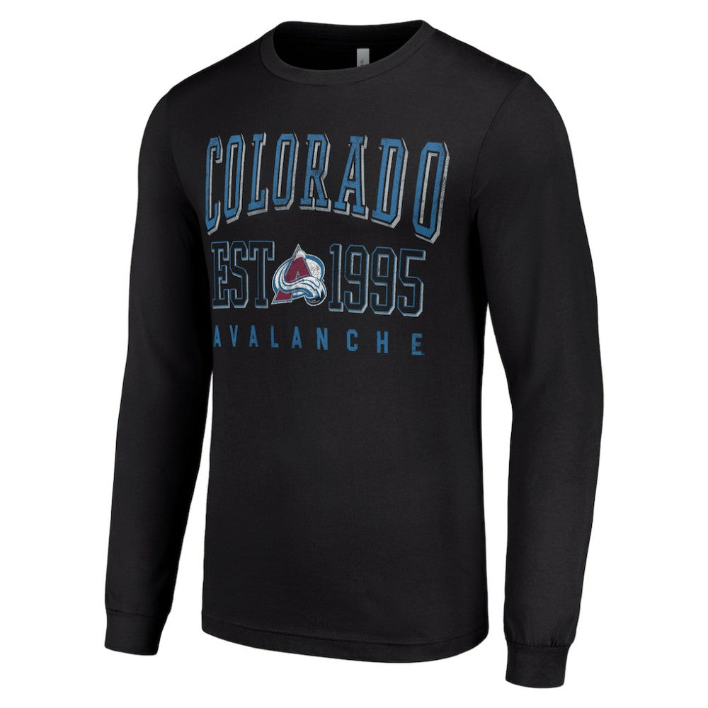 Colorado Avalanche - Starter Logo Graphic Long Sleeve T-Shirt Black