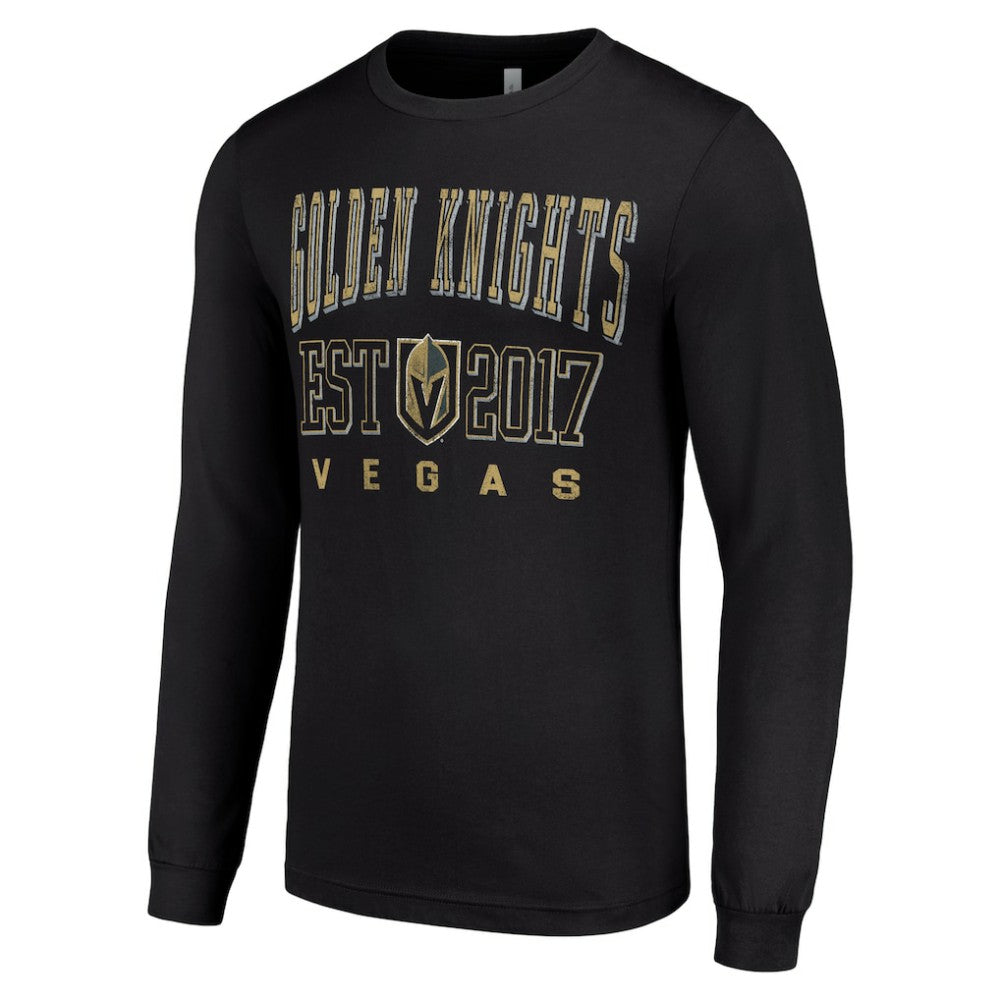 Vegas Golden Knights Starter Logo Graphic Long Sleeve T-Shirt Black