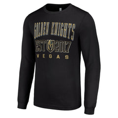 Vegas Golden Knights Starter Logo Graphic Long Sleeve T-Shirt Black