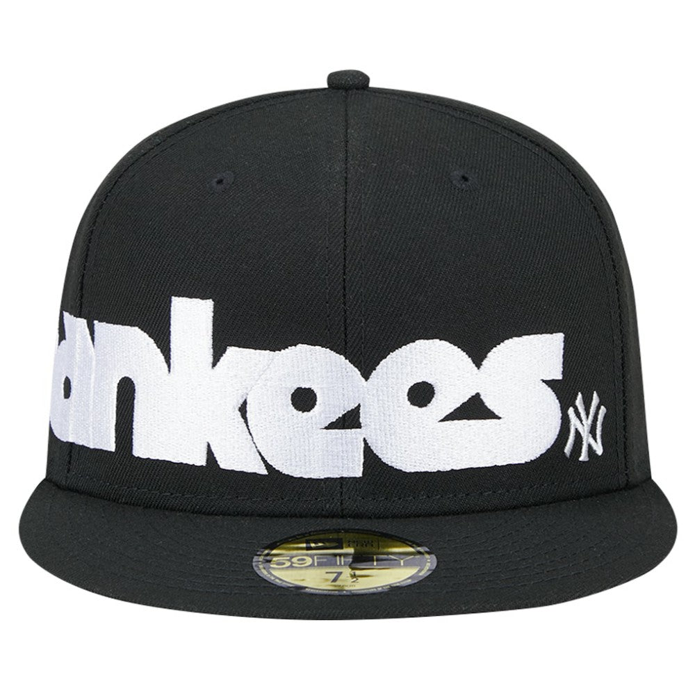 New York Yankees New Era Checkered Undervisor 59FIFTY Fitted Hat Lifestyle