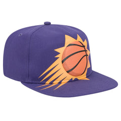 New Era - Phoenix Suns Oversized Puff Print Logo Golfer Snapback Hat - Purple