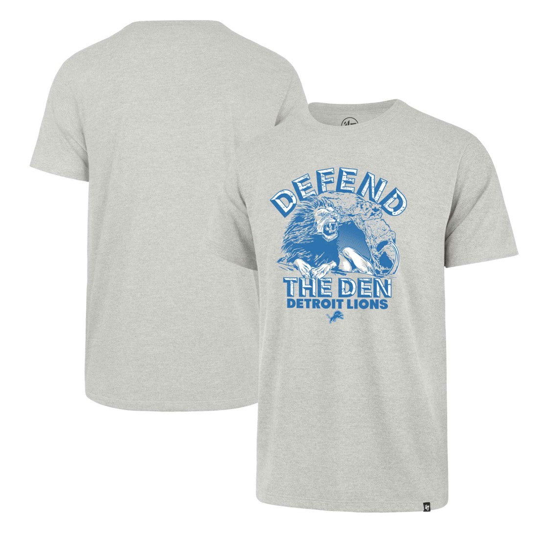 Detroit Lions '47 Regional Franklin T-Shirt Gray - 47 brand