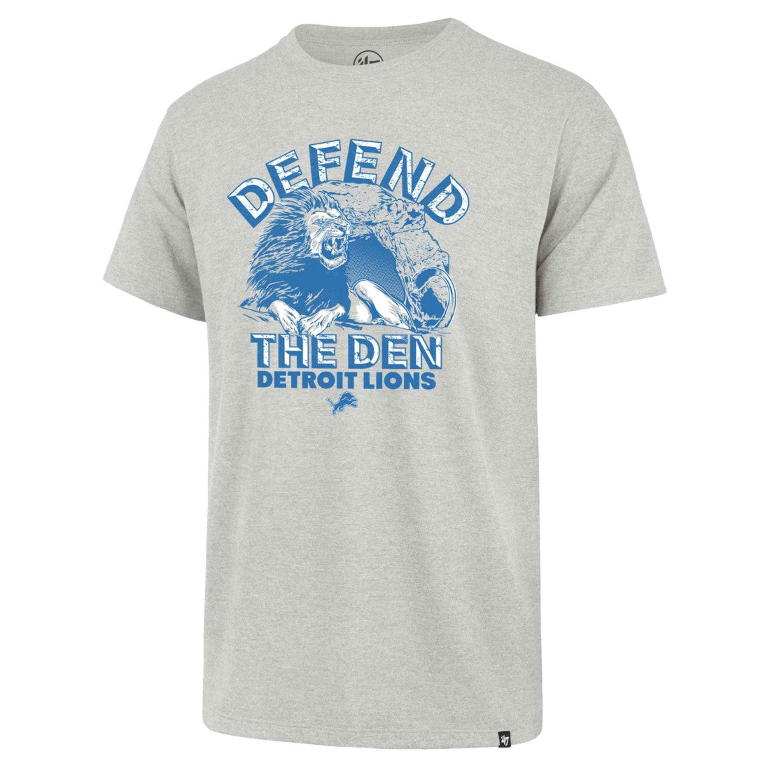 Detroit Lions '47 Regional Franklin T-Shirt Gray - 47 brand