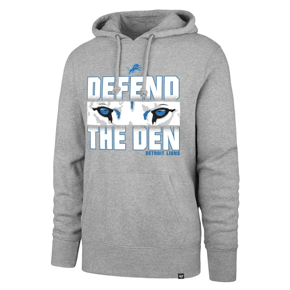 Detroit Lions '47 Regional Headline Pullover Hoodie Gray - 47 brand