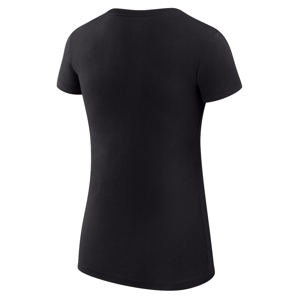 NBA - Dallas Mavericks G-III 4Her by Carl Banks Women's Super-Slim Fit Lightweight Large City Logo T-Shirt - Black