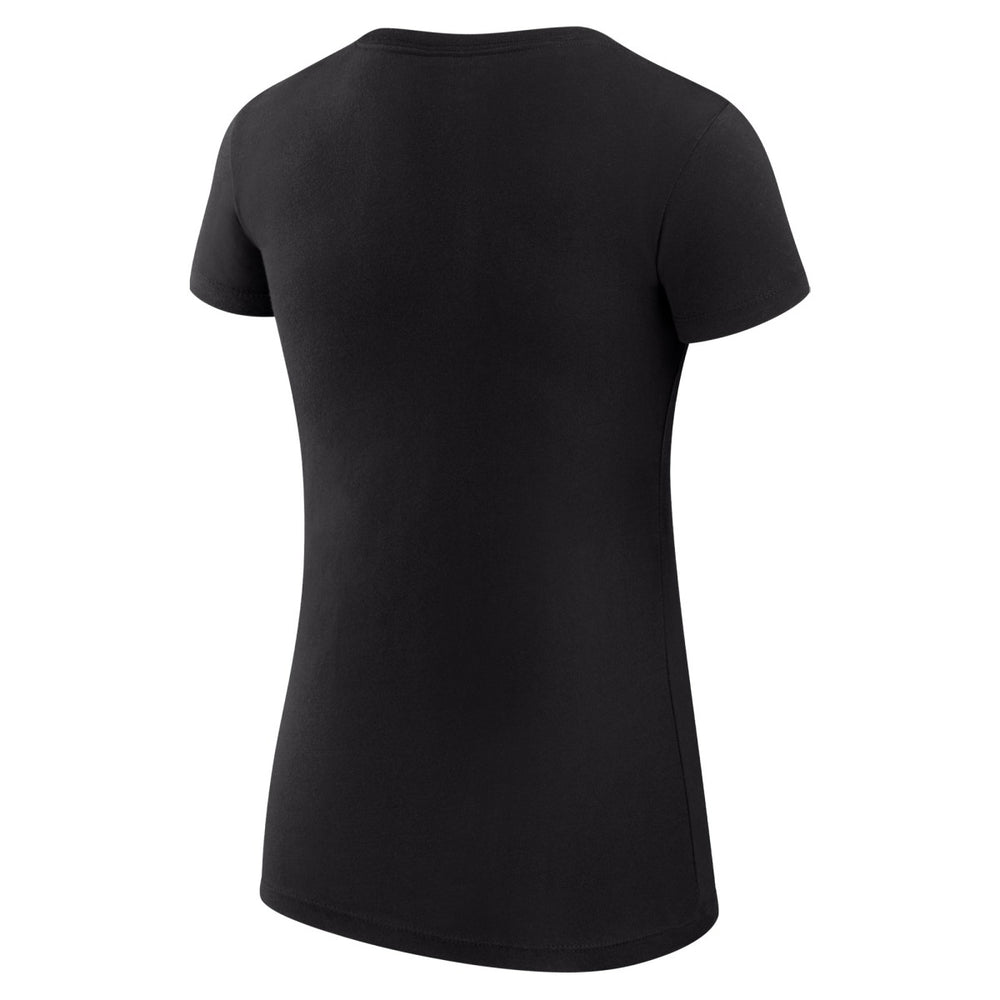 NBA - San Antonio Spurs G-III 4Her by Carl Banks Women's Super-Slim Fit Lightweight Large City Logo T-Shirt - Black
