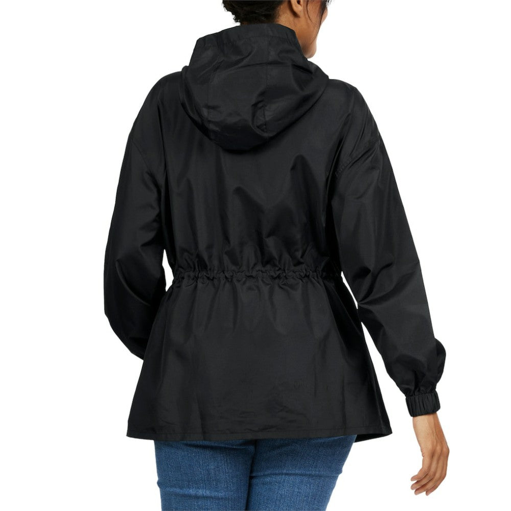 Atlanta Braves WEAR by Erin Andrews Women's Full-Zip Windbreaker Hoodie Jacket Lifestyle