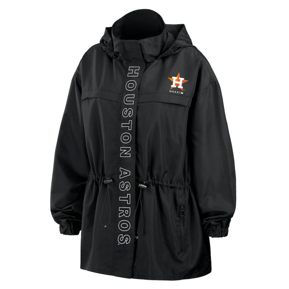 Houston Astros WEAR by Erin Andrews Women's Full-Zip Windbreaker Hoodie Jacket for sale