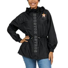 Houston Astros WEAR by Erin Andrews Women's Full-Zip Windbreaker Hoodie Jacket for sale