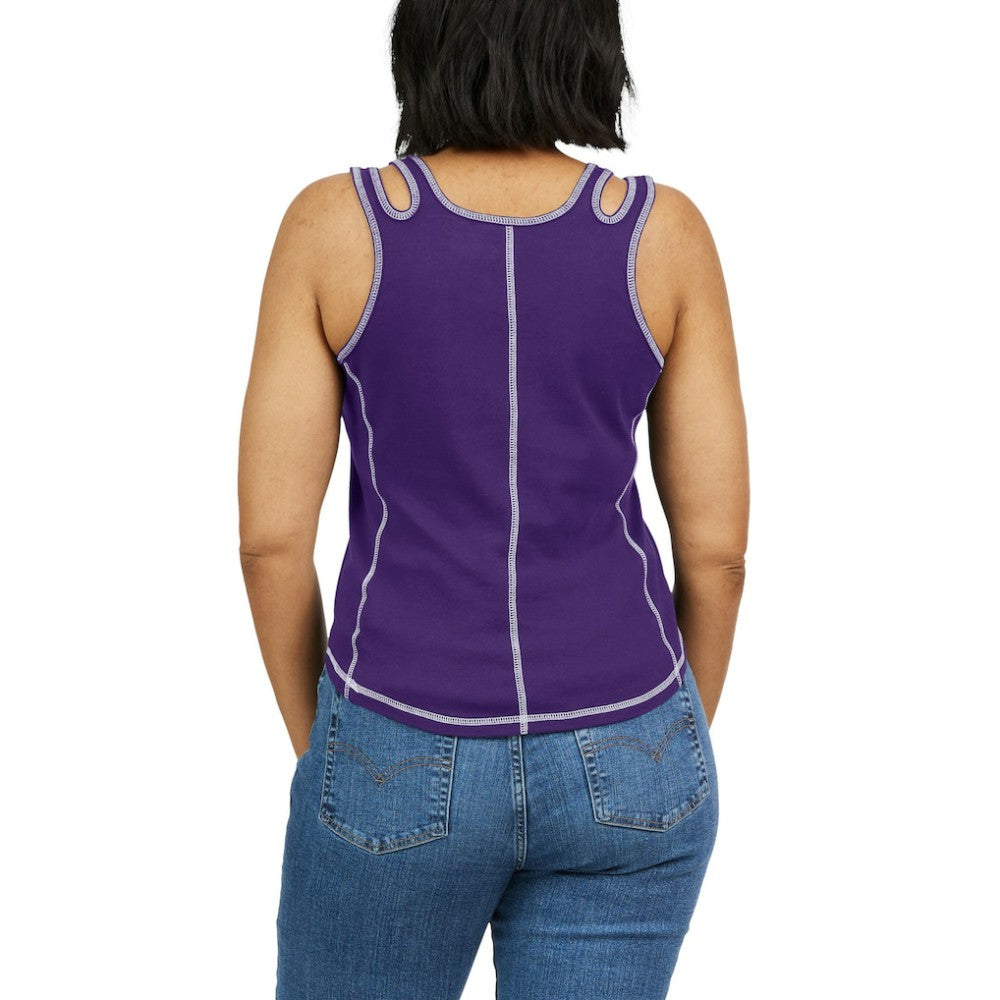 Colorado Rockies WEAR by Erin Andrews Women's Contrast Stitch Tank Top Clearance