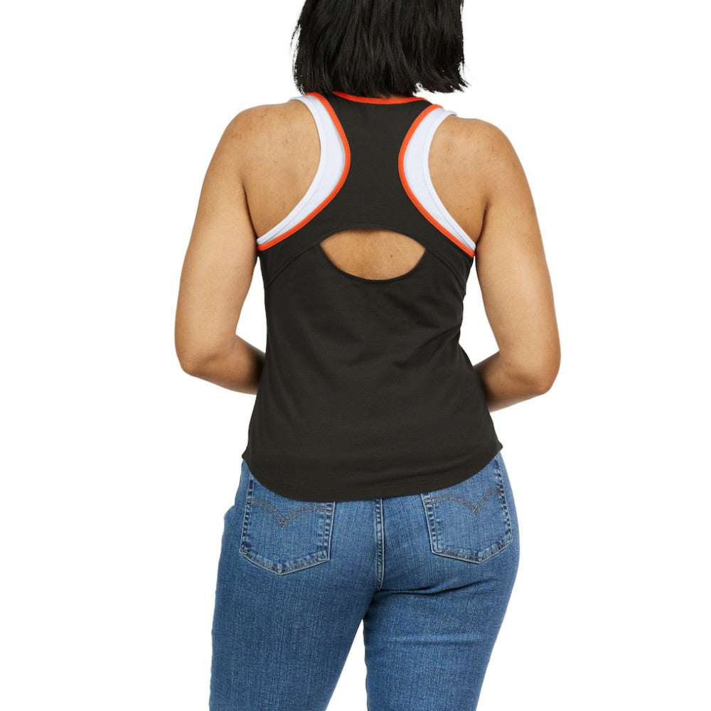 San Francisco Giants WEAR by Erin Andrews Women's Colorblock Racerback Tank Top Clearance