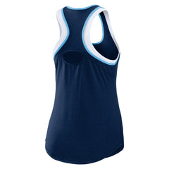 Tampa Bay Rays WEAR by Erin Andrews Women's Colorblock Racerback Tank Top discount