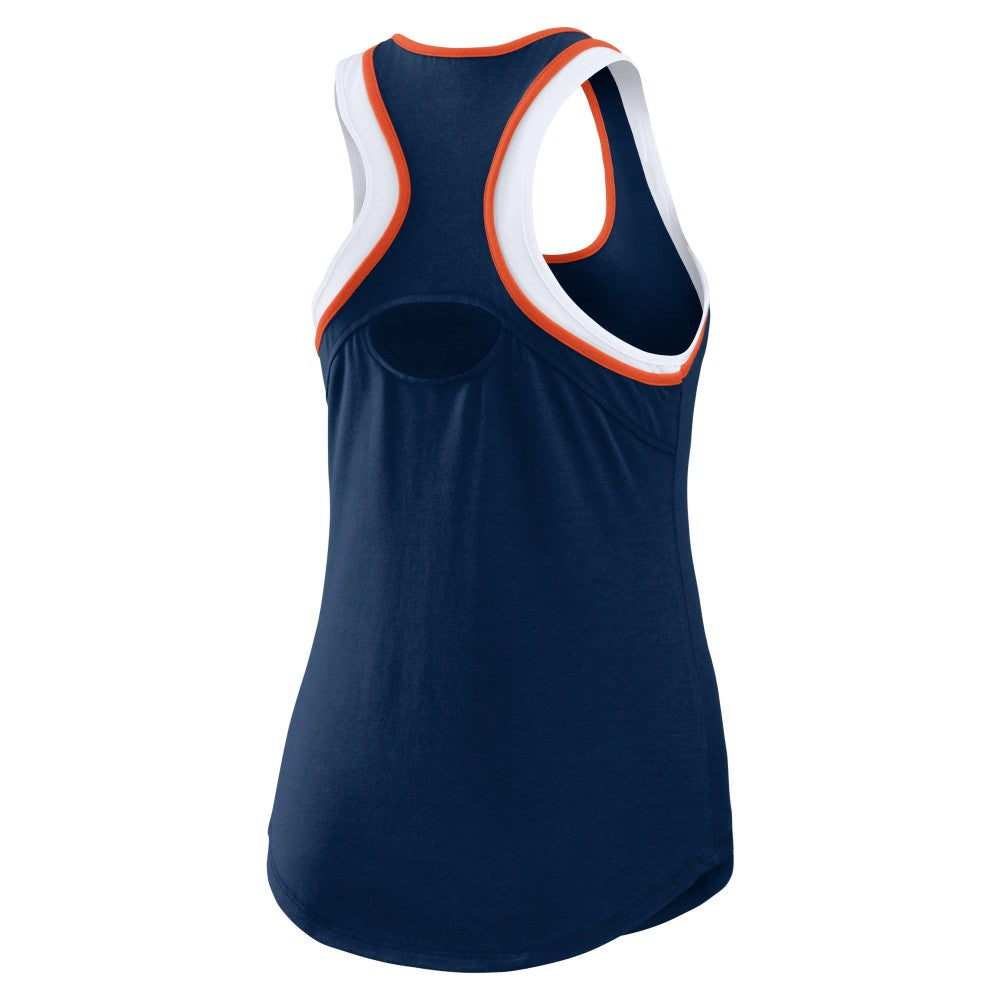 Houston Astros WEAR by Erin Andrews Women's Colorblock Racerback Tank Top Lifestyle