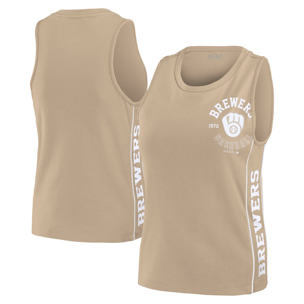 Milwaukee Brewers WEAR by Erin Andrews Women's Tonal Tank Top discount