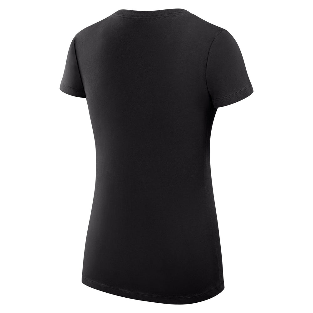 NBA - Phoenix Suns G-III 4Her by Carl Banks Women's Super-Slim Fit Lightweight Large City Logo V-Neck T-Shirt - Black