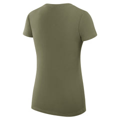 NBA - Milwaukee Bucks G-III 4Her by Carl Banks Women's Super-Slim Fit Lightweight Large City Logo V-Neck T-Shirt - Olive
