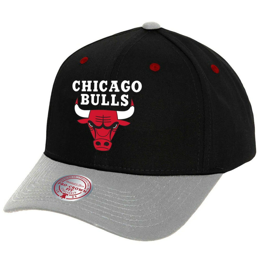 Mitchell & Ness - Chicago Bulls Pro Crown Adjustable Hat - Black/Gray