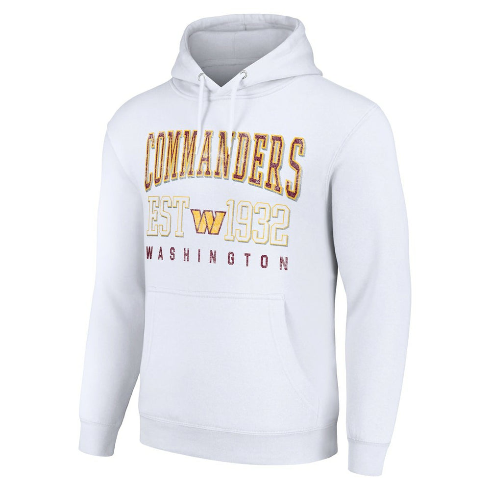 Washington Commanders Starter Unisex Throwback Logo Pullover Hoodie White - NFL
