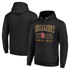 Tampa Bay Buccaneers Starter Unisex Throwback Logo Pullover Hoodie Black - NFL