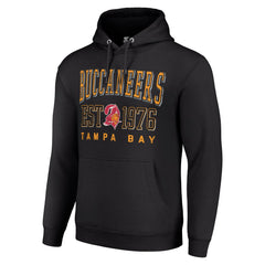 Tampa Bay Buccaneers Starter Unisex Throwback Logo Pullover Hoodie Black - NFL